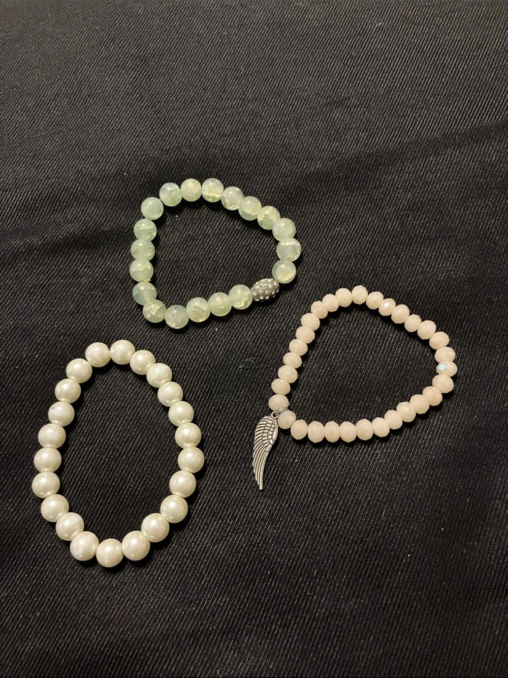 Beaded Stack of bracelets